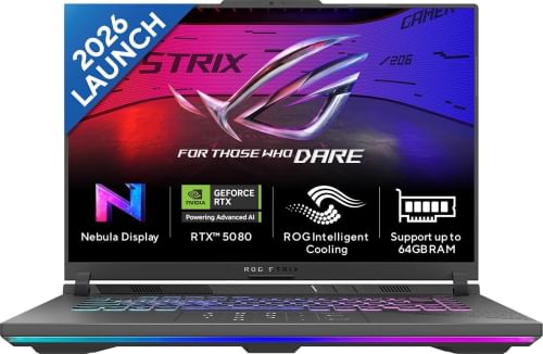 Asus ROG Strix G16 2026 G614PW-RV078WS Gaming Laptop (AMD Ryzen 9 8940HX/ 16GB/ 1TB SSD/ Win11/ 16GB RTX 5080 Graph)