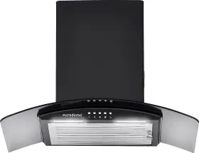 Eurodomo Hood Onyx PB BK 60cm Wall Mounted Chimney