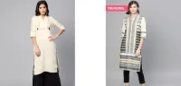 W & Biba Women's Kurta: Upto 75% OFF