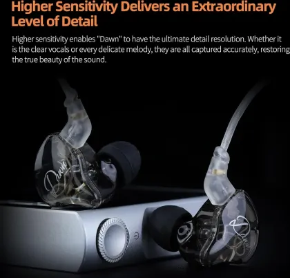KZ Dawn Wired Earphones (Without Mic)