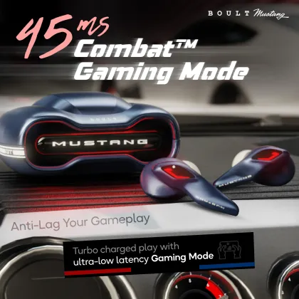 Boult x Mustang Torq True Wireless Earbuds
