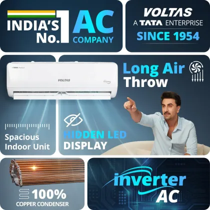 Voltas 243INV CAM 2 Ton 3 Star 2026 Inverter Split AC