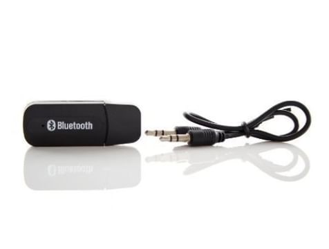 Rewy Roboster Siryansh Enterprises 3. 5 Mm Bluetooth Stereo Adapter with USB Mp3 Speaker - (Black)