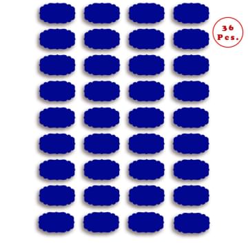 American-Elm Blue 108 Pcs Waterproof Vinyl Stickers for Mason Jars Glass Bottles, Decals Craft, Kitchen Jar Labels Bottle Stickers 7cm x 4cm