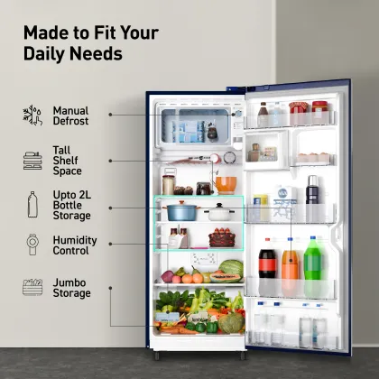 Panasonic NR-A242CFAN 230 L 3 Star Single Door Refrigerator