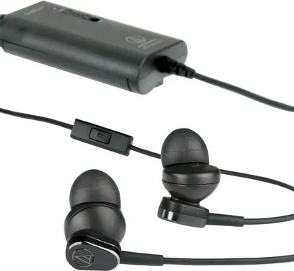 Audio Technica ATH-ANC33iS BK In-the-ear Noise Canceling Headset