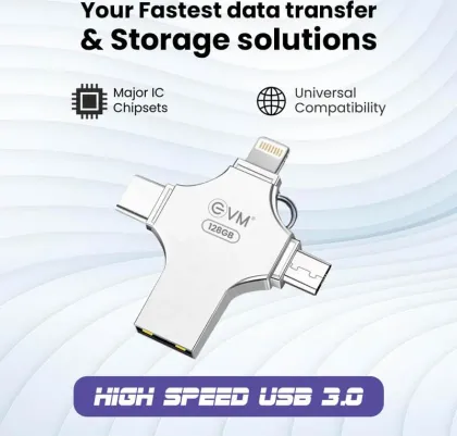 EVM Enstore 128 GB 4 in 1 OTG Flashdrive - image 5