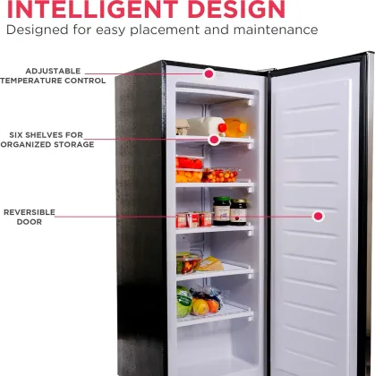 Frigidaire EFRF694 6.5 Cu Ft Single Door Upright Freezer