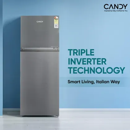 Candy CDD3532MS 328 L 2 Star Double Door Refrigerator