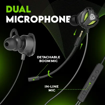 SpinBot BattleBudz C10 Type-C Wired Gaming Earphones