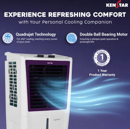Kenstar Cyclone 27 L Personal Air Cooler