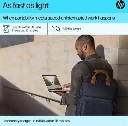 HP 15s-fq5326TU Laptop (12th Gen Core i3/ 8GB/ 512GB SSD/ Win11 Home)