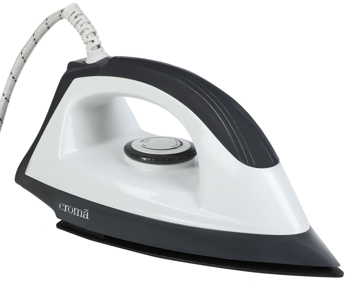 Buy Croma Heavy Weight 1000 Watts Dry Iron (Weilburger Dual Coat