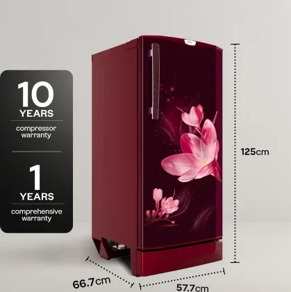 Godrej RD 195E TAF 185 L 5 Star Single Door Refrigerator