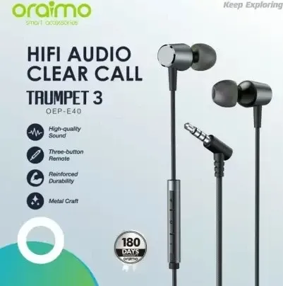 Oraimo Trumpet 3 Wired Earphones