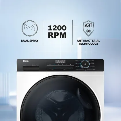 Haier HW80-IM12929CS3 8 Kg Fully Automatic Front Load Washing Machine