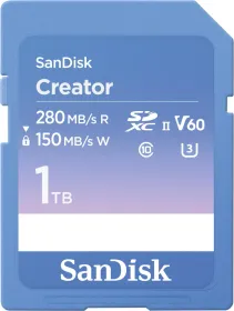 SanDisk Creator 1TB SD UHS-II Memory Card