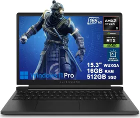 Dell Alienware 15 Gaming Laptop (AMD Ryzen 5 220/ 16GB/ 512GB SSD/ Win 11/ 6GB RTX 4050)