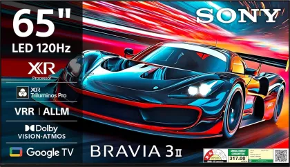 Sony BRAVIA 3II XR30M2 65 inch Ultra HD 4K Smart LED TV (K-65XR30M2)
