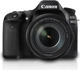 Canon EOS 80D 24.2 MP DSLR Camera (EF-S18-135 IS USM Lens)