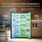 Haier HRS-615LB 540 L 3 Star Side by Side Refrigerator