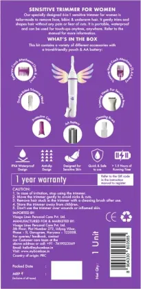 Bombae Fuzzoff 6-IN-1 Sensitive Trimmer