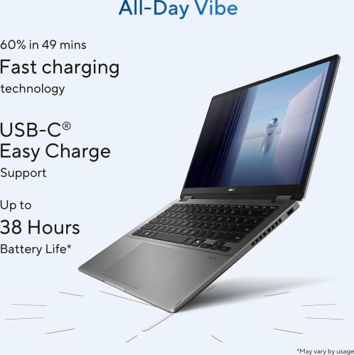 Asus Vivobook 14 Flip (2026) TP3407AA-SG052WS AI Laptop (Intel Core Ultra 7 355/ 16GB/ 1TB SSD/Win11)