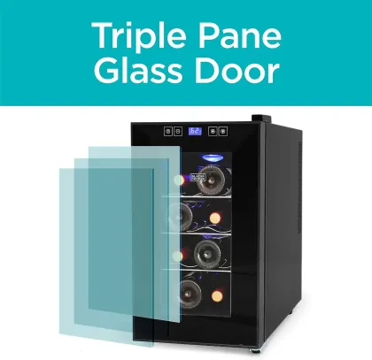 BLACK+DECKER BD60026 8 Bottle Wine Fridge