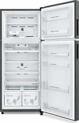 Whirlpool IF INV CNV 455 Alpha Steel-Y 411 L 2 Star Double Door Refrigerator