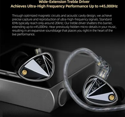 KZ Vader Pro Wired Earphones (Tuning Version Without Mic)