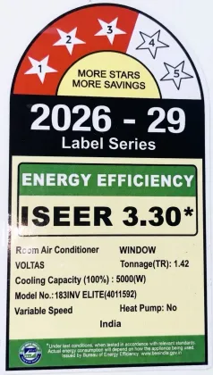Voltas 183INV Elite 1.5 Ton 3 Star 2026 Inverter Window AC