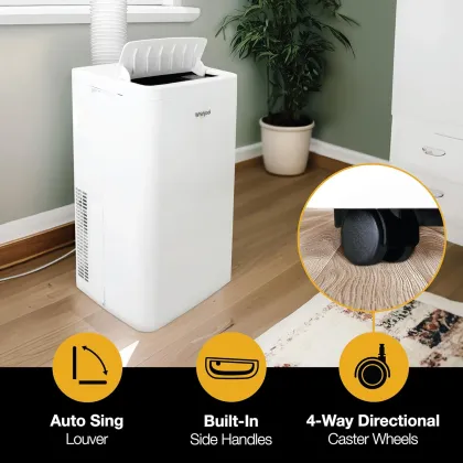 Whirlpool WHNP121AW 12000 BTU 115V Portable AC