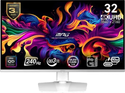 MSI MPG 321URXW QD-OLED 32 inch Ultra HD 4K Monitor