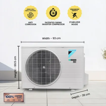 Daikin Streamer JTKJ60UV16U 1.8 Ton 5 Star 2025 Inverter Split AC