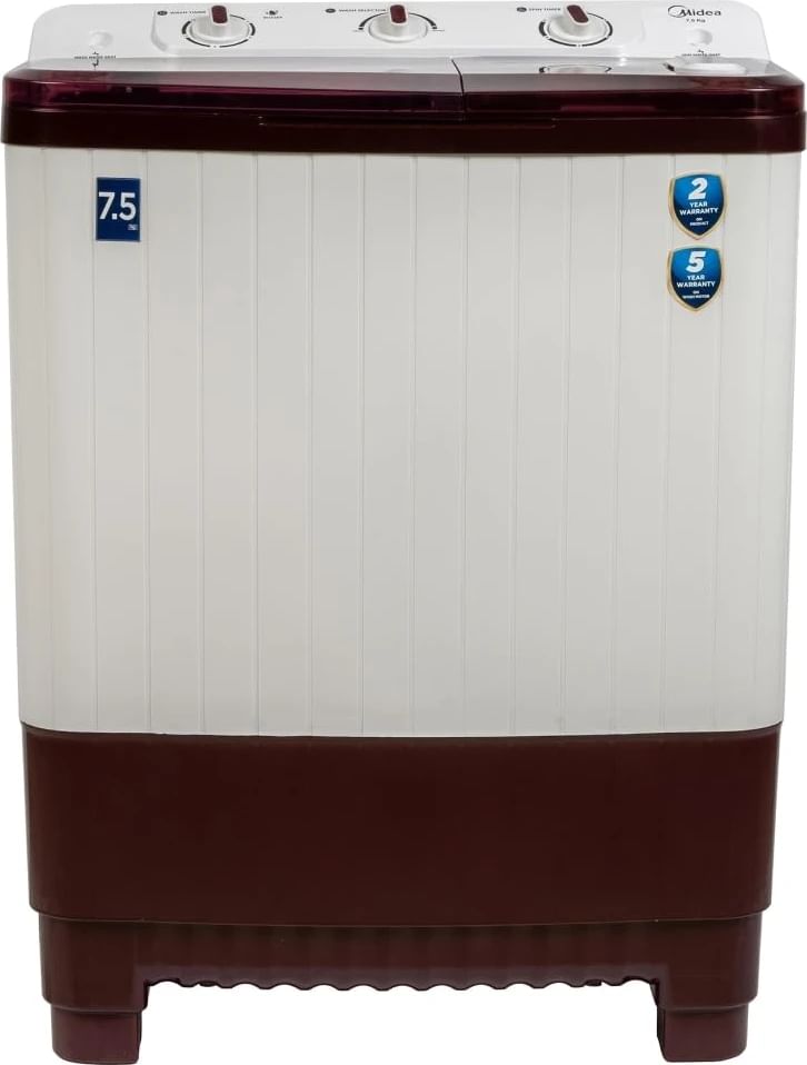 Midea MWMSA075PPG 7.5 Kg Semi Automatic Washing Machine Price in India