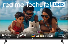 Realme TechLife 43UHDGDRVSAB 43 inch Ultra HD 4K Smart LED TV
