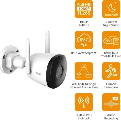Imou Outdoor CCTV Bullet Security Camera