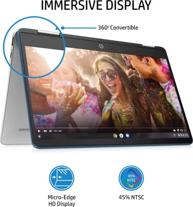 HP Chromebook 14a-ca0504TU Laptop (Celeron N4020/ 4GB/ 64GB eMMC/ Chrome OS)