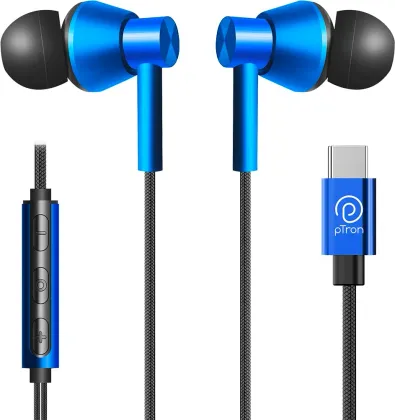pTron Boom Play X1 Type-C Wired Earphones Price in India 2026