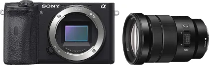 Sony a6600 24.2MP Mirrorless DSLR Camera with E Mount 18-105mm F/4 G Lens