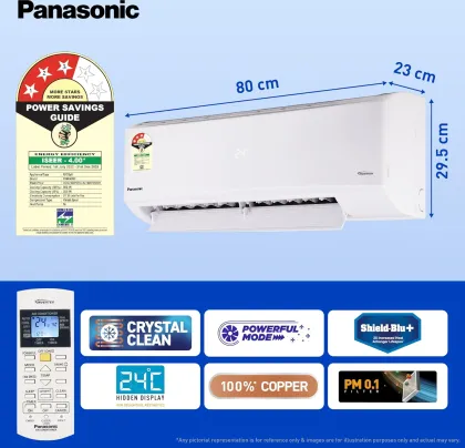 Panasonic CS/CU-SU18AKY3T 1.5 Ton 3 Star 2025 Inverter Split AC