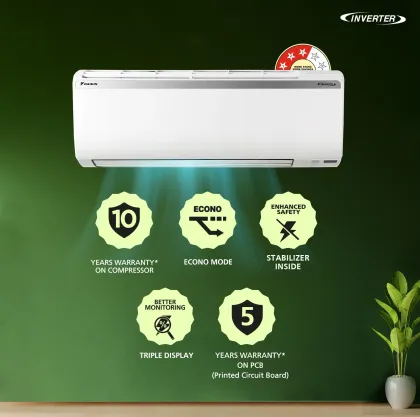 Daikin FTKC48UV16WF 1.4 Ton 3 Star 2025 Inverter Split AC
