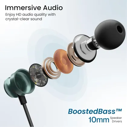 Ambrane Stringz-03 Type-C Wired Earphones