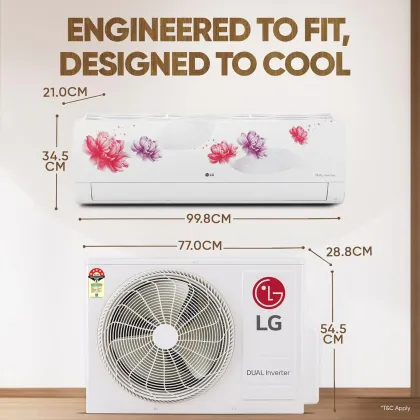 LG US-Q19FNZE 1.5 Ton 5 Star 2025 Inverter Split AC