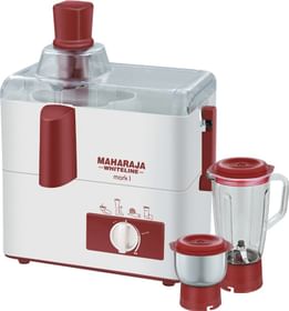 Maharaja Whiteline JX-100 450 Juicer Mixer Grinder (2 Jars)