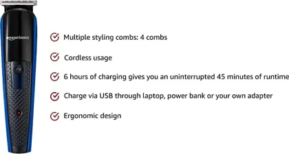 Amazon Basics ABTRM01 Trimmer