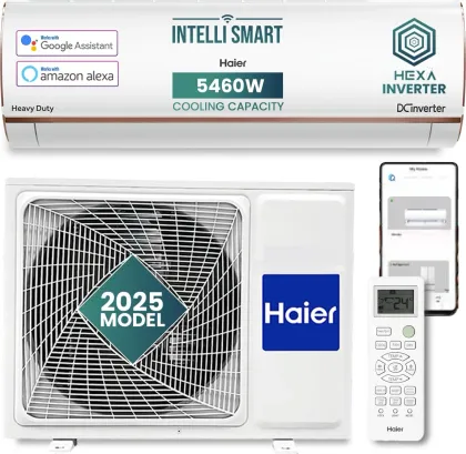 Haier HSU19K-PYFR5BN-INV 1.6 Ton 5 Star 2025 Inverter Split AC
