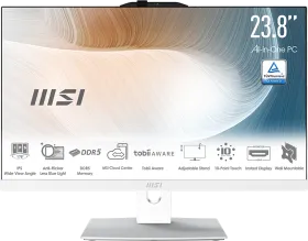 MSI Modern AM242TP 1M-1200US AIO Desktop (Intel Core 3-100U/ 8GB/ 512GB SSD/ Win 11)