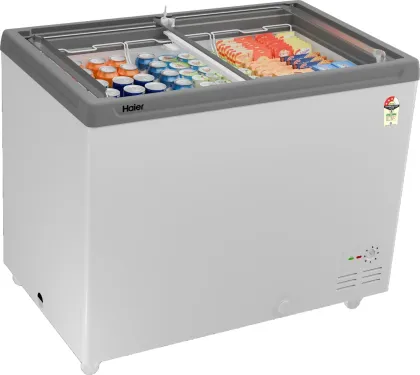 Haier HFC-325G3 295 L Double Door Glass Top Deep Freezer