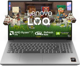 Lenovo LOQ Essential 83S000FPIN Gaming Laptop (AMD Ryzen 7 170/ 16GB/ 512GB SSD/ Win11/ 4GB RTX 3050A Graph)